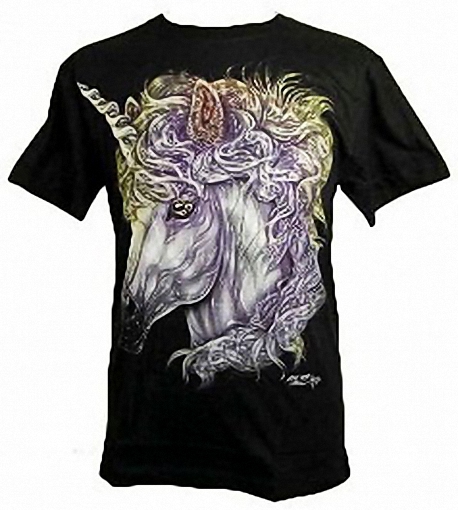 (image for) Unicorns Head Hi-Definition Rock Nang T-Shirt Medium
